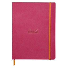 Rhodia Softcover Notebook - Large - Raspberry - Dotted